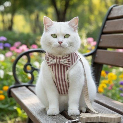 Harnais pour chat parc