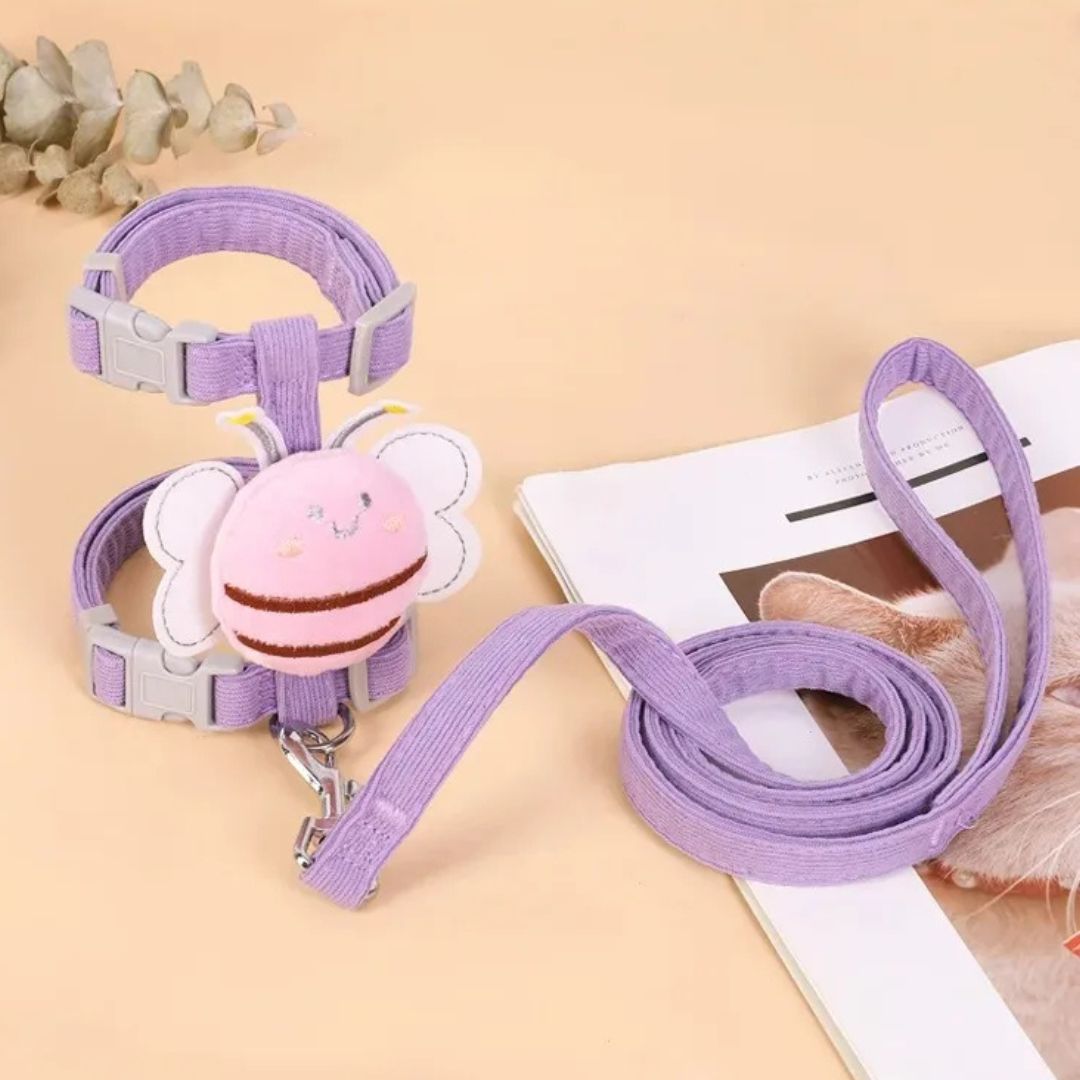 harnais-pour-chat-violet