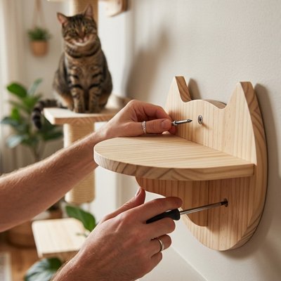 Arbre a Chat mural plateforme