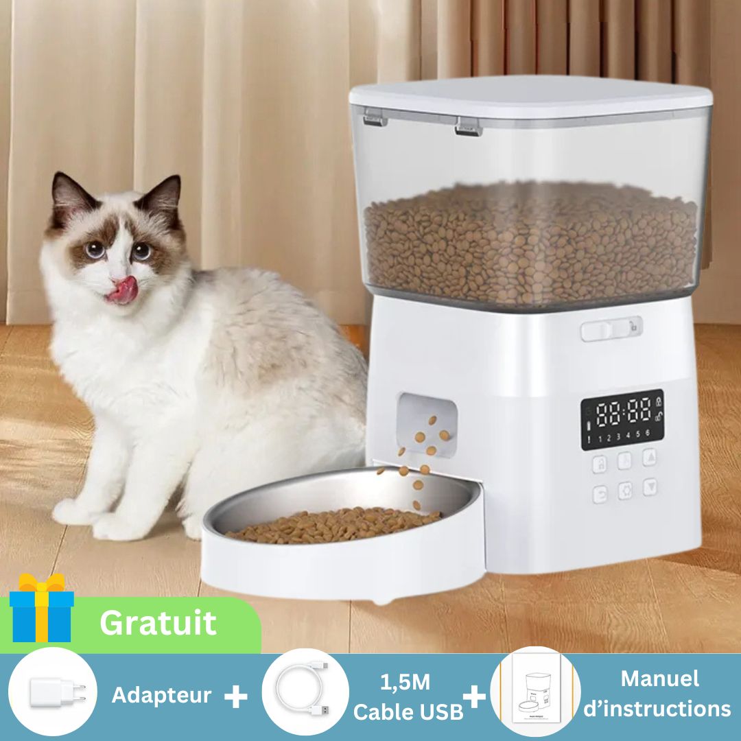 distributeur-de-croquettes-pour-chat-blanc