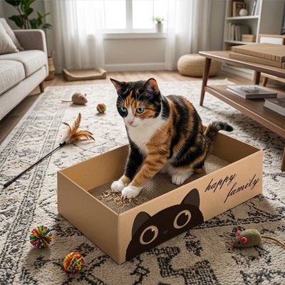 griffoir Chat carton esthétique