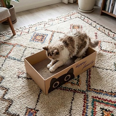 griffoir Chat carton griffade