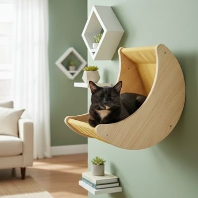 Hamac pour  chat mural