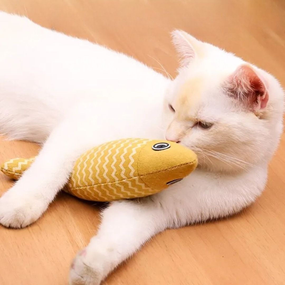 jouet-pour-chat-blanc