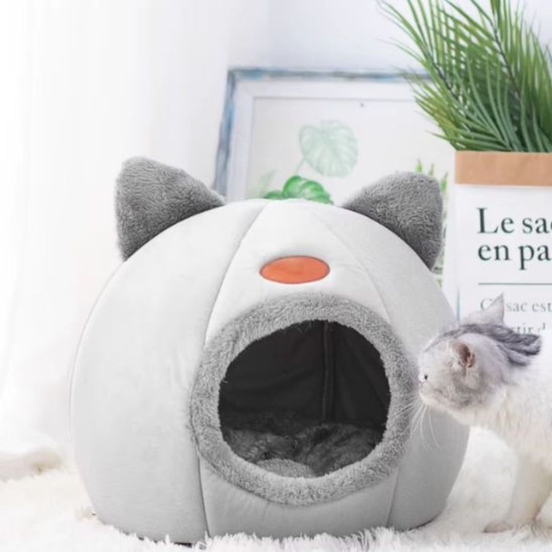 niche-pour-chat-gris-entree
