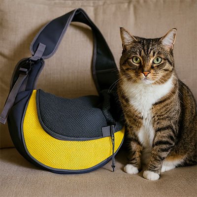 Sac de transport Chat | VoyageConfort™
