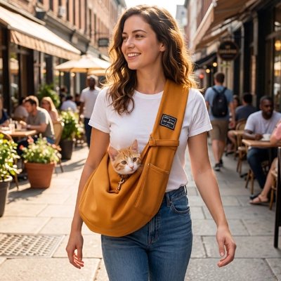 Sac de transport Chat femme en ville